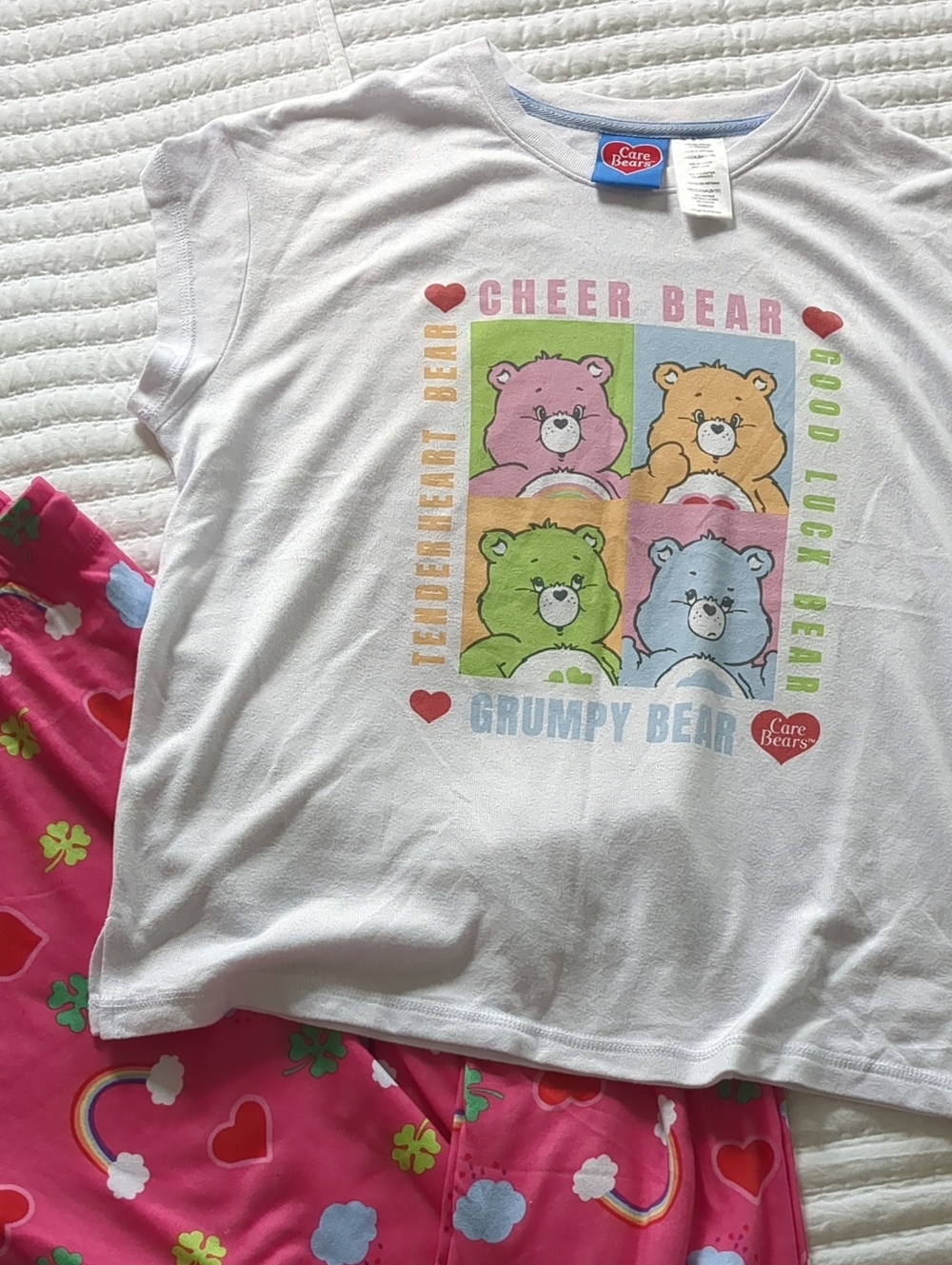 Care Bears Pajamas Set For Women Size M